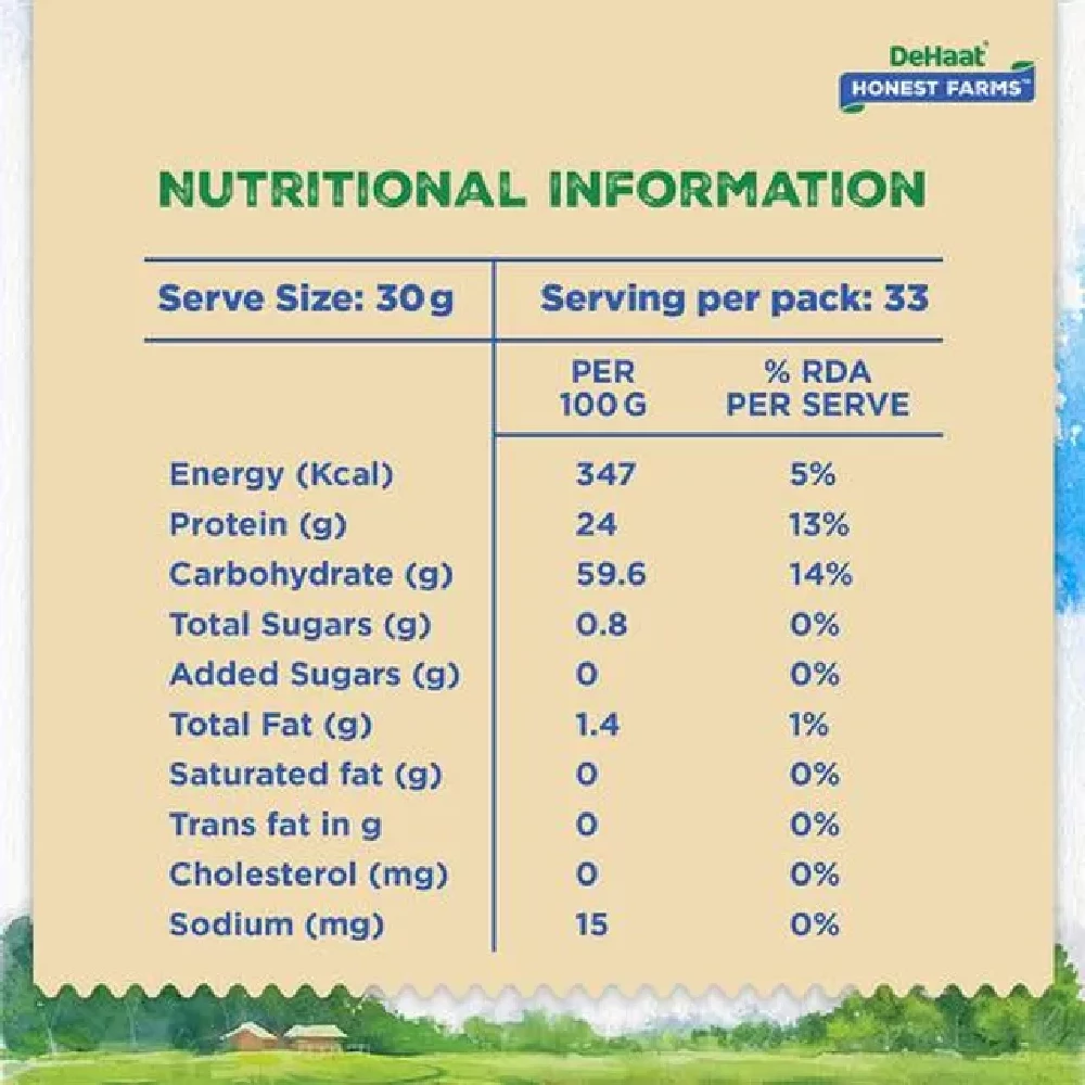 Dehaat Honest Farms Unpolished Urad Kali - Pesticide Free, 1 kg-5.webp